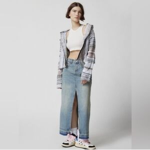 BDG Urban Outfitters denim slit maxi skirt Sz S